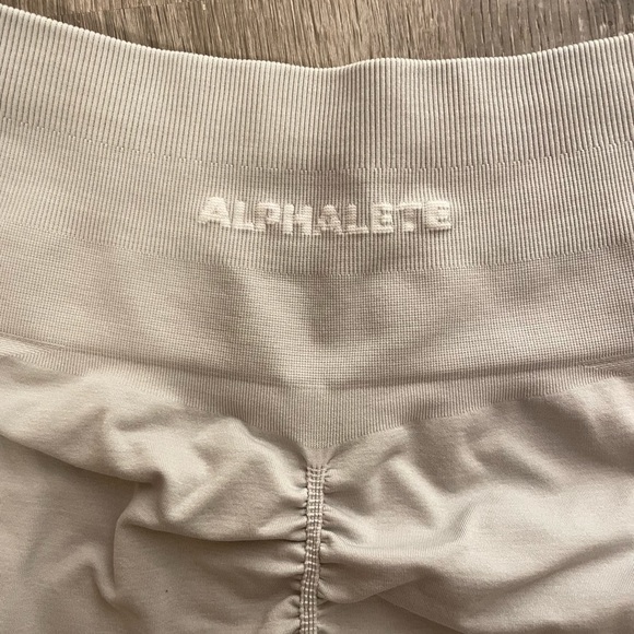 **SOLD*ALPHALETE Amplify Light Grey Shorts - Picture 2 of 4